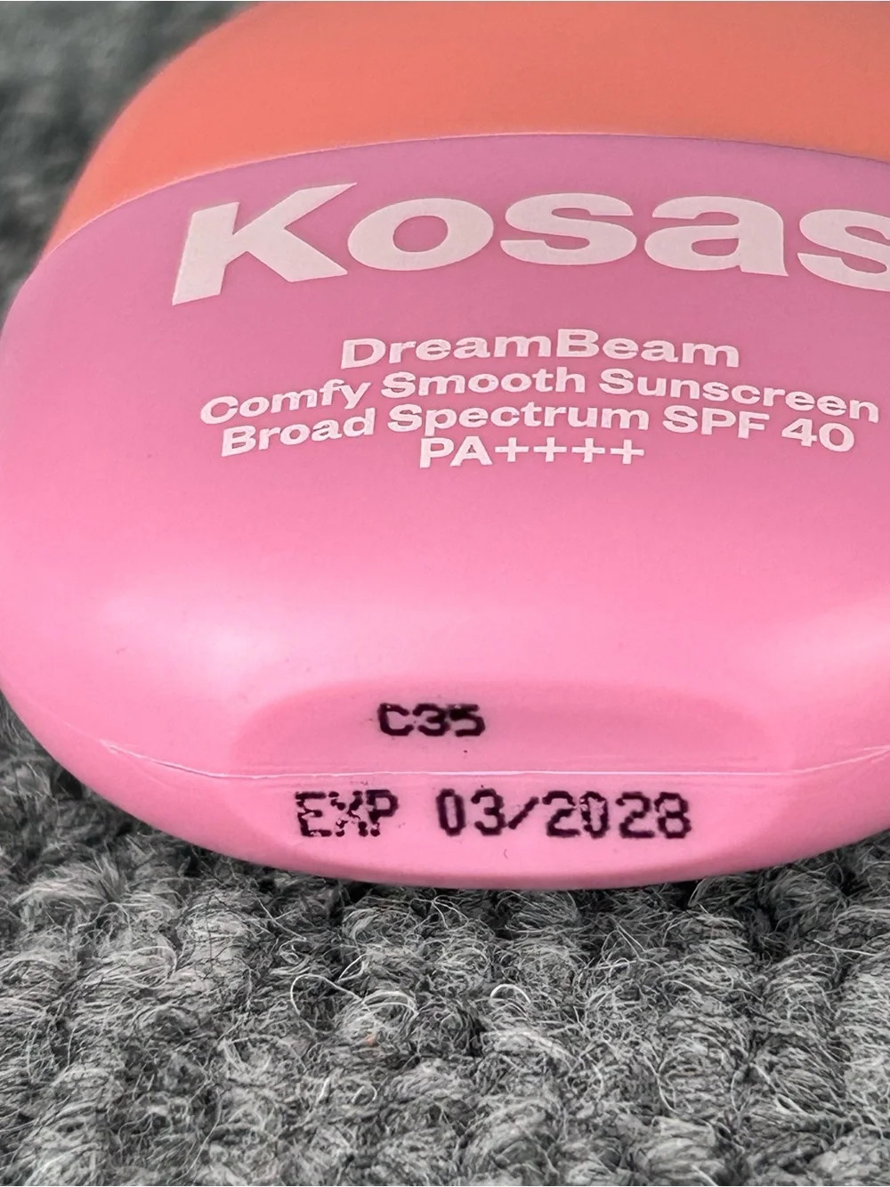 Kosas Dreambeam Silicone-Free Mineral Sunscreen SPF 40 15 ml Travel Sample Size